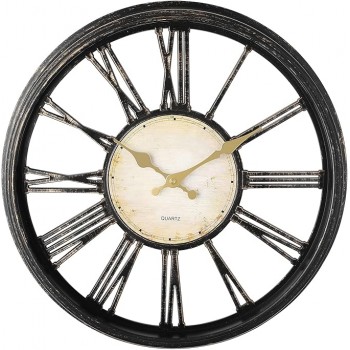 Настінний годинник DIYZON A1-03 у вінтажному стилі 40x25 см Black (R3949) Настінний годинник DIYZON A1-03 у вінтажному стилі 40x25 см Black (R3949)