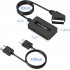 Конвертер SUNNATCH E607A SCART to HDMI із додатковим живленням Black (R3962) Конвертер SUNNATCH E607A SCART to HDMI із додатковим живленням Black (R3962)