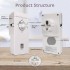 Генератор озону Spessn очищувач повітря від запахів Creamy-white (R3963)