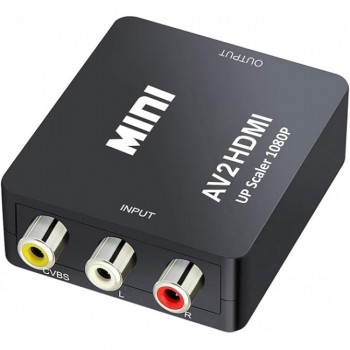 Адаптер QGECEN av-01 HDMI - AV/RCA/CVBS Black (R3974) Адаптер QGECEN av-01 HDMI - AV/RCA/CVBS Black (R3974)
