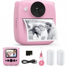 Дитячий фотоапарат моментального друку CalineGam ABS-688 PInk (R3985) Дитячий фотоапарат моментального друку CalineGam ABS-688 PInk (R3985)