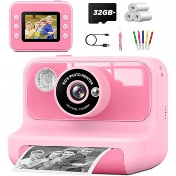 Дитяча фотокамера Hangrui H3 Pink (R3986) Дитяча фотокамера Hangrui H3 Pink (R3986)