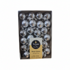 Набір ялинкових куль Xmas Silver (NY1831072025) Набір ялинкових куль Xmas Silver (NY1831072025)