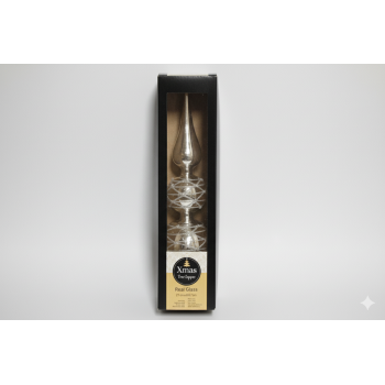 Верхівка на ялинку 27 см Xmas Silver (NY5607082025)