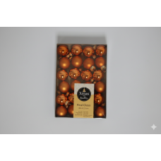 Набір ялинкових куль Xmas 24 шт. Brown (NY6007082025) Набір ялинкових куль Xmas 24 шт. Brown (NY6007082025)