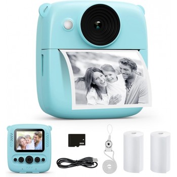 Дитячий фотоапарат моментального друку CalineGam ABS-688 Blue (R404513082025)