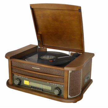 Програвач вінілу Soundmaster NR560 MP3/FM/CD/Bluetooth/USB Brown (MU404813082025) Програвач вінілу Soundmaster NR560 MP3/FM/CD/Bluetooth/USB Brown (MU404813082025)
