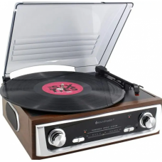 Вініловий програвач Soundmaster PL186H Brown (MU405213082025)