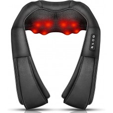 Накидка-масажер iKristin JH-R2 Shiatsu для шиї та спини Black (R4081130820250)