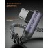 Кабель CONMDEX UAC03 USB-C 10 Гбіт/с USB 3.1 Gen 2 0.3м Grey (R4093130820250) Кабель CONMDEX UAC03 USB-C 10 Гбіт/с USB 3.1 Gen 2 0.3м Grey (R4093130820250)