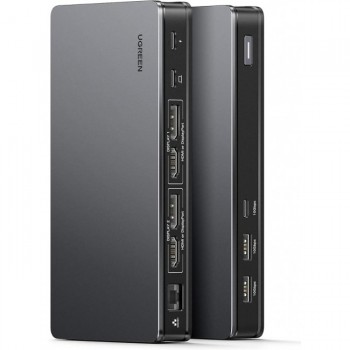 Док-станція 9-в-1 UGREEN Revodok Pro 209 4K@60hz/10 Гбіт/с/100 Вт/USB 3.2 Gen Grey (R4113130820250) Док-станція 9-в-1 UGREEN Revodok Pro 209 4K@60hz/10 Гбіт/с/100 Вт/USB 3.2 Gen Grey (R4113130820250)