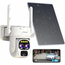 Бездротова IP-камера відеоспостереження LETSCEE HMC1 із сонячною панеллю White (R4124130820250) Бездротова IP-камера відеоспостереження LETSCEE HMC1 із сонячною панеллю White (R4124130820250)