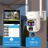 Бездротова IP-камера відеоспостереження LETSCEE HMC1 із сонячною панеллю White (R4124130820250) Бездротова IP-камера відеоспостереження LETSCEE HMC1 із сонячною панеллю White (R4124130820250)