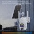 Бездротова IP-камера відеоспостереження LETSCEE HMC1 із сонячною панеллю White (R4124130820250) Бездротова IP-камера відеоспостереження LETSCEE HMC1 із сонячною панеллю White (R4124130820250)