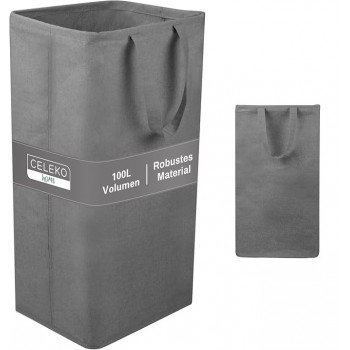Складаний кошик для білизни Celeko 100 л Grey (R4128130820250)