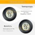 Термогігрометр JEDEW 2 шт. Black (R4132130820250) Термогігрометр JEDEW 2 шт. Black (R4132130820250)