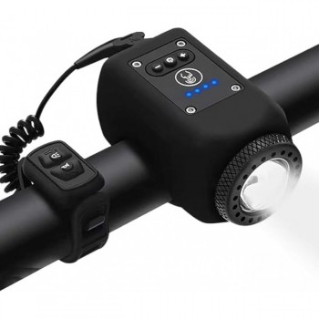 Велосипедний ліхтар 2 в 1 LESOVI LE-01 Black (R4167130820250)