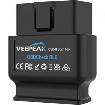 Сканер кодів Veepeak OBDCheck BLE+Bluetooth 4.0 OBD 2 Black (R4183130820250) Сканер кодів Veepeak OBDCheck BLE+Bluetooth 4.0 OBD 2 Black (R4183130820250)