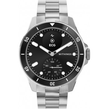 Смарт-годинник Withings Scanwatch Nova HWA10-model 9-All-Int 42mm Silver (R4350130820250)