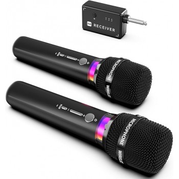 Бездротовий мікрофон ECHOMUSSY YA-01 2 шт. Black (R4387130820250)