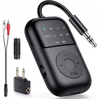 Bluetooth-передавач-приймач SOARUN B108 Black (R4388130820250) Bluetooth-передавач-приймач SOARUN B108 Black (R4388130820250)