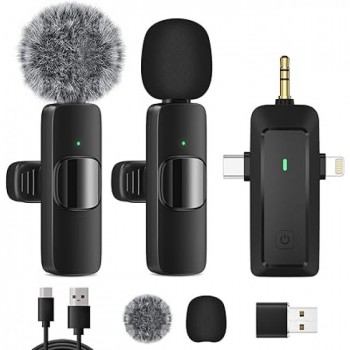Бездротовий петличний мікрофон HMKCH K11 Black (R4405130820250) Бездротовий петличний мікрофон HMKCH K11 Black (R4405130820250)
