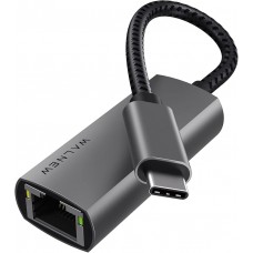 Мережевий адаптер WALNEW USB-C to Rj45 Ethernet Adapter Grey (R4420130820250) Мережевий адаптер WALNEW USB-C to Rj45 Ethernet Adapter Grey (R4420130820250)