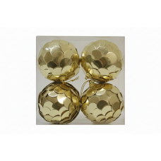 Набір ялинкових куль Livarno home 4 шт. Gold (NY4430130820250) Набір ялинкових куль Livarno home 4 шт. Gold (NY4430130820250)