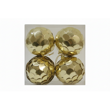 Набір ялинкових куль Livarno home 4 шт. Gold (NY4430130820250) Набір ялинкових куль Livarno home 4 шт. Gold (NY4430130820250)