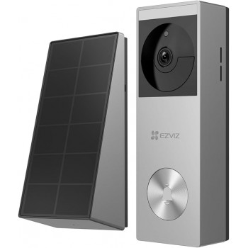 Дверний дзвінок із камерою та сонячною панелею Ezviz HP3 Pro Grey (R4521130820250)