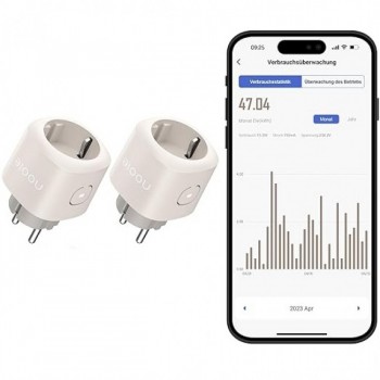 Розумна розетка Nooie NSP11 2 шт. White (R4576131820250) Розумна розетка Nooie NSP11 2 шт. White (R4576131820250)