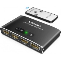 Автоматичний HDMI-перемикач VWRHar 4K2301A Black (R4586131820250)
