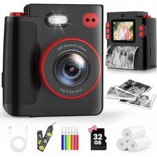 Дитячий фотоапарат моментального друку MYSTILUCK X8D Black (R4612131820250) Дитячий фотоапарат моментального друку MYSTILUCK X8D Black (R4612131820250)