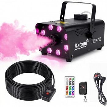 Генератор диму з LED підсвічуванням Katomi UKLED-700 Black (R4615131820250) Генератор диму з LED підсвічуванням Katomi UKLED-700 Black (R4615131820250)