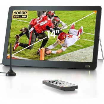 Портативний телевізор Desobry PTV142B Black (R4617131820250)