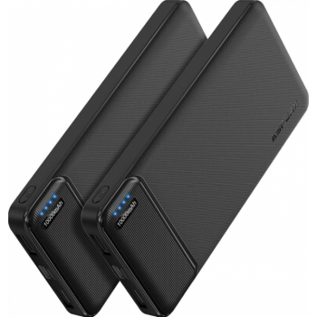 Повербанк AsperX HYG003 10000 мАг 2 шт. Black (R4627131820250) Повербанк AsperX HYG003 10000 мАг 2 шт. Black (R4627131820250)