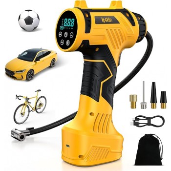 Бездротовий компресор Ipflin JN-8134 Yellow (R4631131820250)