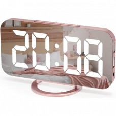 Eлектронний дзеркальний настільний годинник Meloya SZ-EN8813 Rose gold (R4699131820250) Eлектронний дзеркальний настільний годинник Meloya SZ-EN8813 Rose gold (R4699131820250)