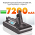 Акумулятор для Dyson V10 7200 мАг Black (R4717131820250) Акумулятор для Dyson V10 7200 мАг Black (R4717131820250)