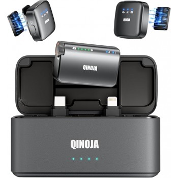 Петличний мікрофон QINOJA M15MINI Black (R4731131820250) Петличний мікрофон QINOJA M15MINI Black (R4731131820250)