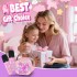Бездротова колонка караоке з двома мікрофонами GirliGlee P2 Pink (R4748131820250)