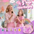 Бездротова колонка караоке з двома мікрофонами GirliGlee P2 Pink (R4748131820250)