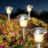 Сонячні садові ліхтарі BEAU JARDIN 4 шт Silver (RD4751131820250)
