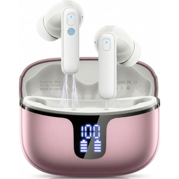 Бездротові навушники Renimer BK11 Pink (R4761131820250) Бездротові навушники Renimer BK11 Pink (R4761131820250)