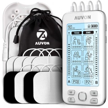 Акумуляторний м'язовий стимулятор AUVON TENS AS8016 Silver (RD47731318202501)