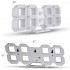 Настільний електронний цифровий годинник EDUP HOME EH-LED1302 White (R4803131820250) Настільний електронний цифровий годинник EDUP HOME EH-LED1302 White (R4803131820250)