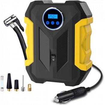 Цифровий повітряний компресор для автомобіля Carsun CAP-001 Yellow (RD3947) Цифровий повітряний компресор для автомобіля Carsun CAP-001 Yellow (RD3947)