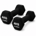 Гантелі вінілові Crivit 2 x 4 кг Black (R4838131820250)