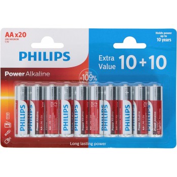 Батарейки Philips Power Alkaline LR6 АA 20 шт  (R4850131820250)