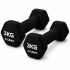 Гантелі вінілові Crivit 2 x 3 кг Black (RD4838131820252) Гантелі вінілові Crivit 2 x 3 кг Black (RD4838131820252)